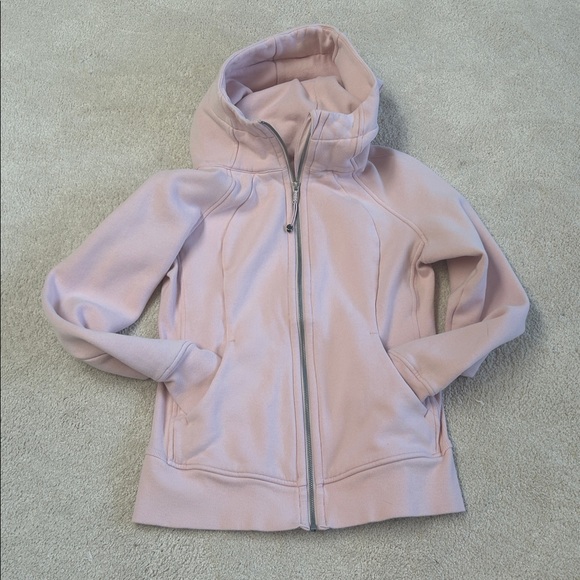 lululemon athletica Tops - Lululemon Scuba Hoodie Light Cotton Fleece-EUC!!!!